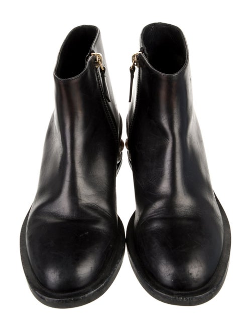 Nicholas Kirkwood Leather Beaded Accents Boots