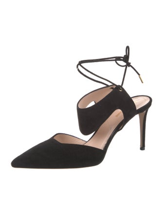 Nicholas Kirkwood Suede Slingback Pumps