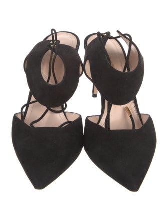 Nicholas Kirkwood Suede Slingback Pumps