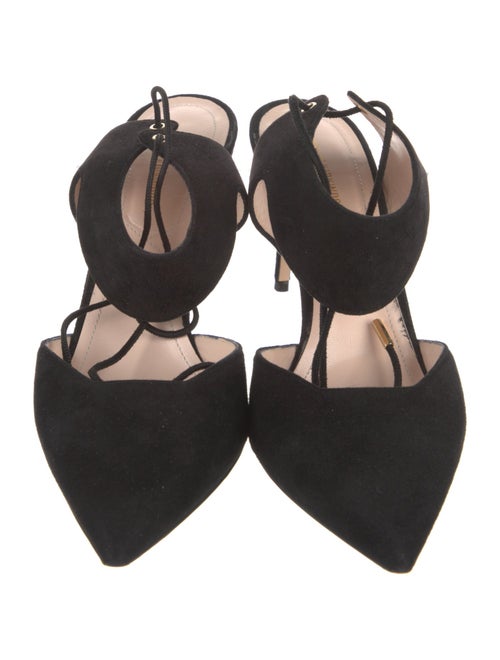 Nicholas Kirkwood Suede Slingback Pumps