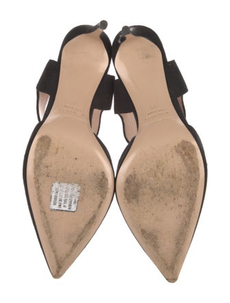 Nicholas Kirkwood Suede Slingback Pumps