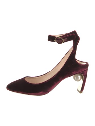 Nicholas Kirkwood Velvet Pumps