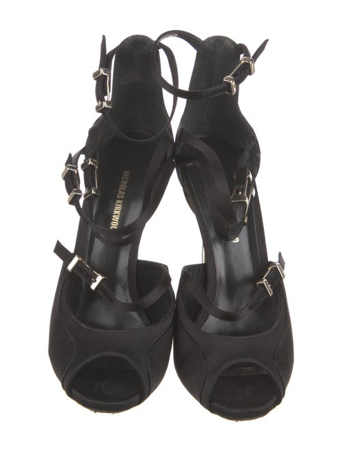 Nicholas Kirkwood Satin D'Orsay Pumps