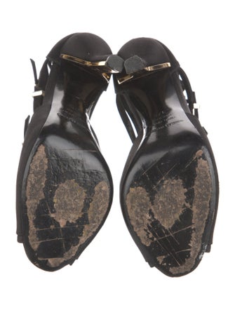 Nicholas Kirkwood Satin D'Orsay Pumps