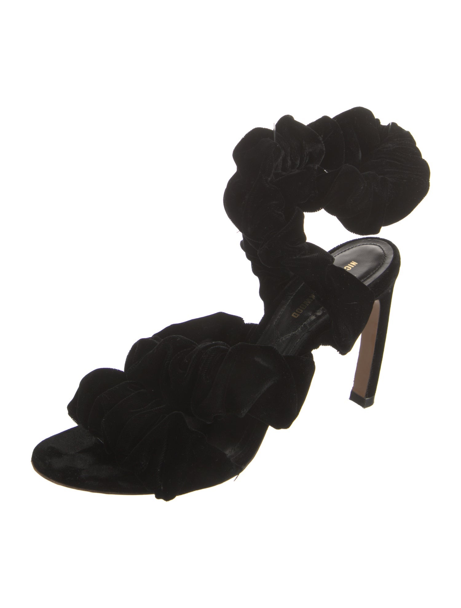 Nicholas Kirkwood Velvet Sandals