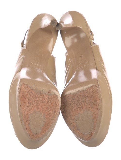 Nicholas Kirkwood Patent Leather Slingback Pumps