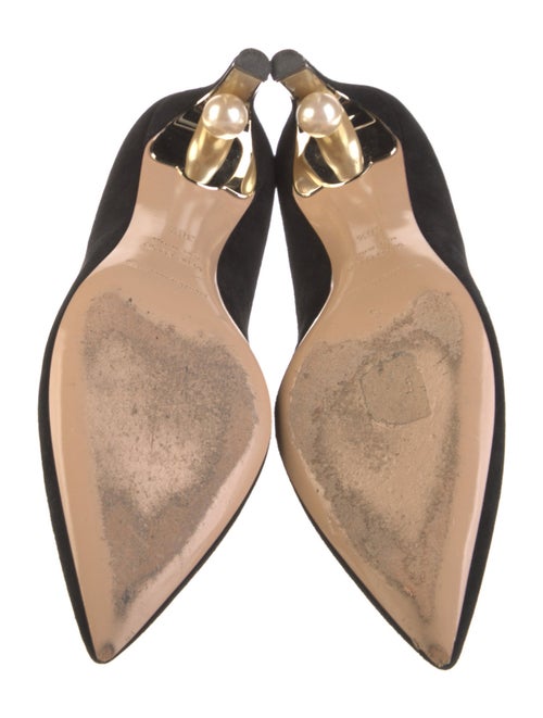 Nicholas Kirkwood Suede Beaded Accents Pumps