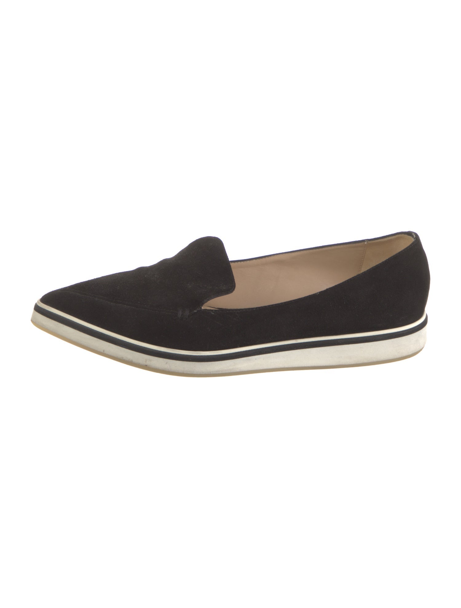 Nicholas Kirkwood Suede Colorblock Pattern Loafers