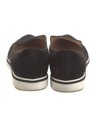 Nicholas Kirkwood Suede Colorblock Pattern Loafers