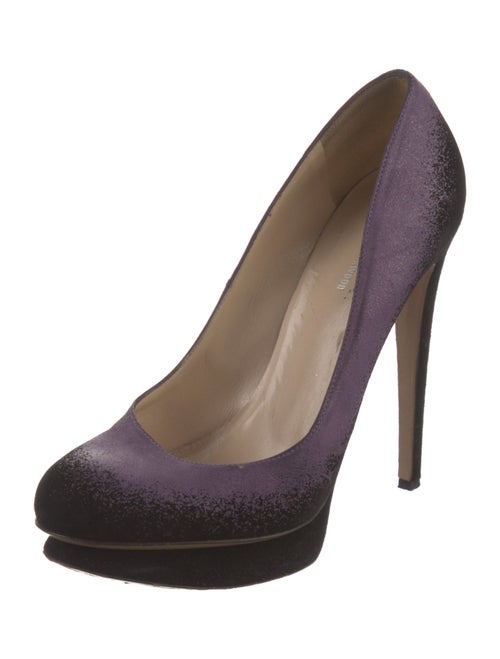 Nicholas Kirkwood Faux Pearl Accents Satin Pumps