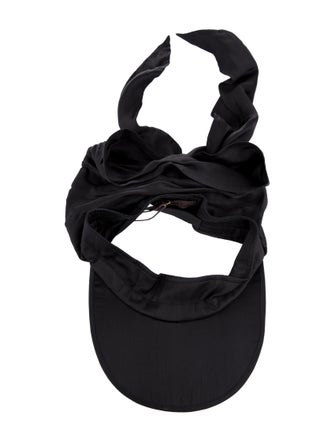 Nicholas Kirkwood SATIN WRAP VISOR HAT