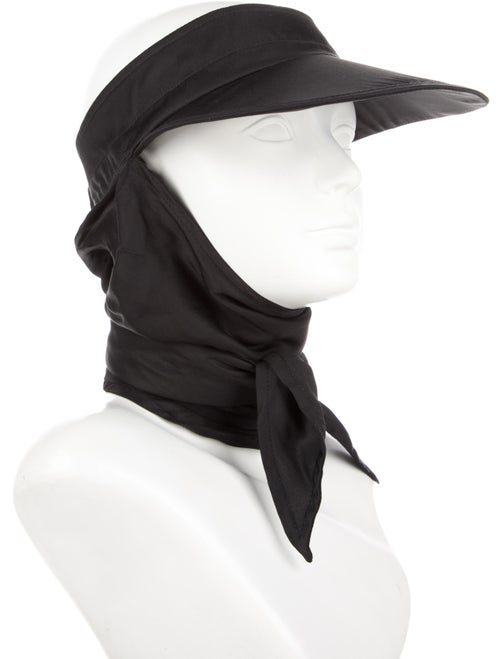 Nicholas Kirkwood SATIN WRAP VISOR HAT