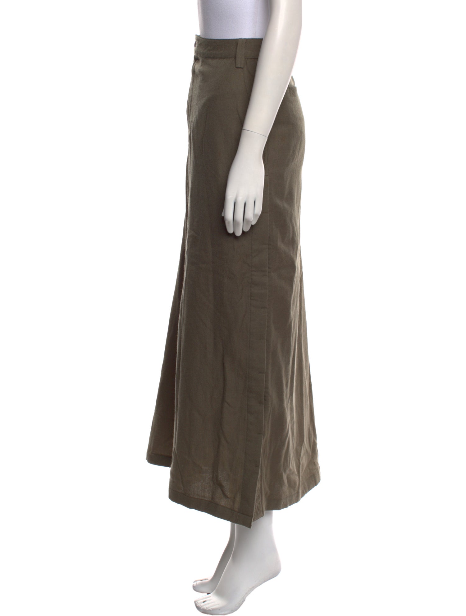 Nicholas Kirkwood Wool Midi Length Skirt