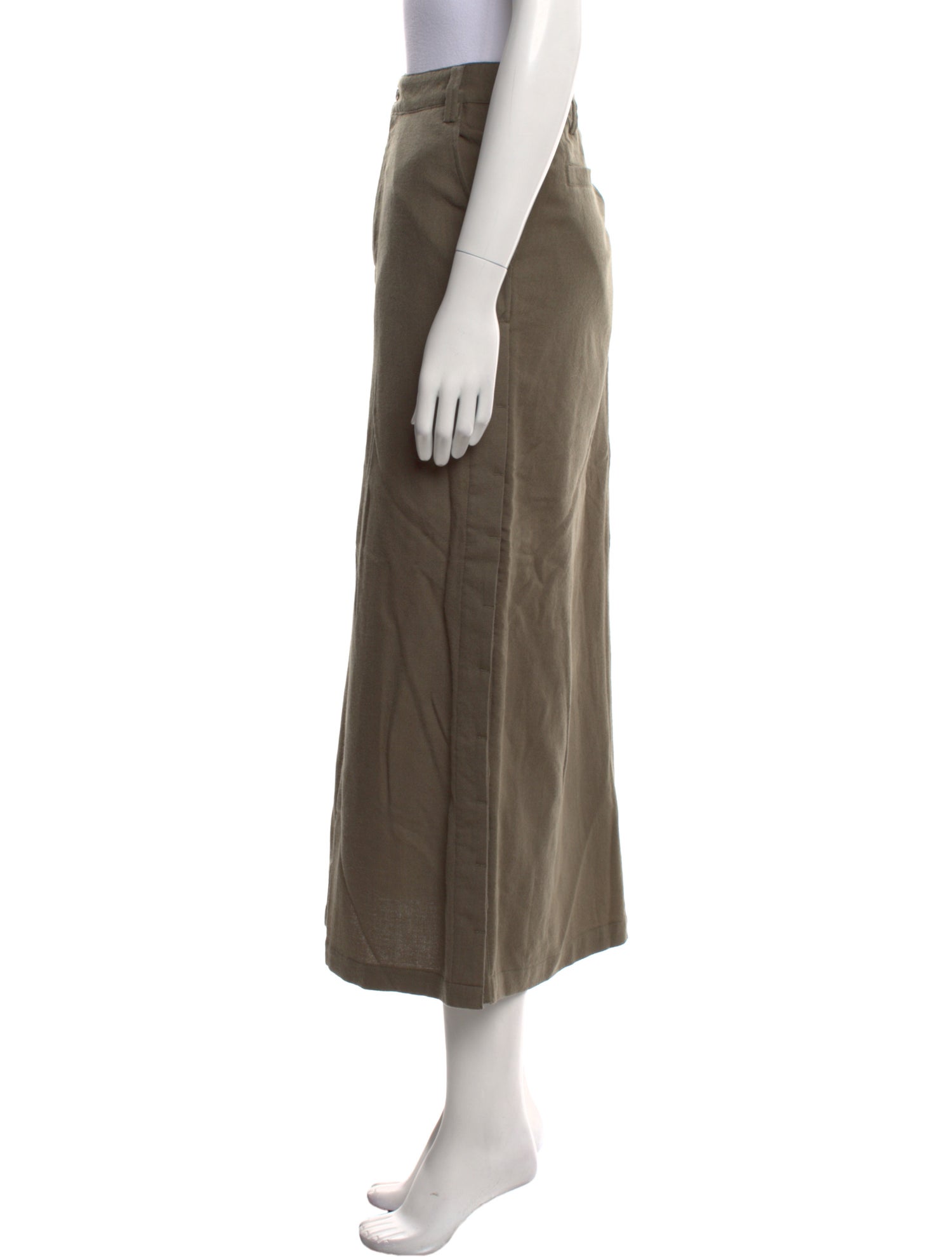 Nicholas Kirkwood Wool Midi Length Skirt