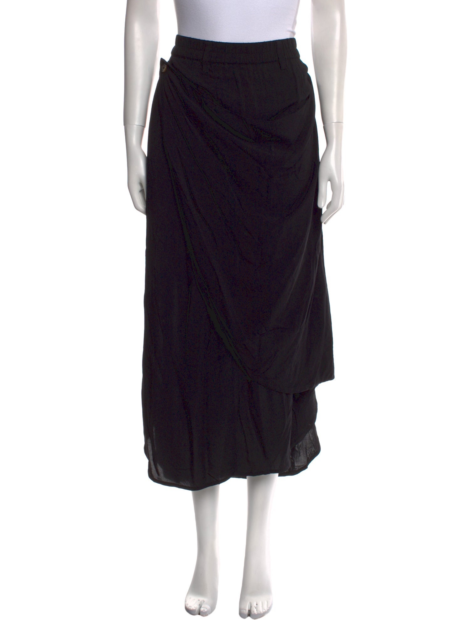 Nicholas Kirkwood Linen Midi Length Skirt
