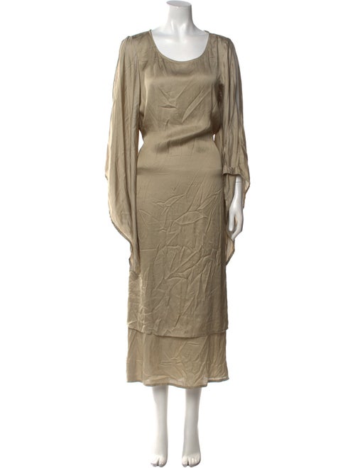 Nicholas Kirkwood Satin Long Dress
