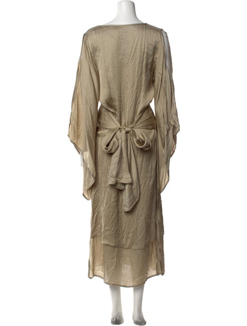 Nicholas Kirkwood Satin Long Dress