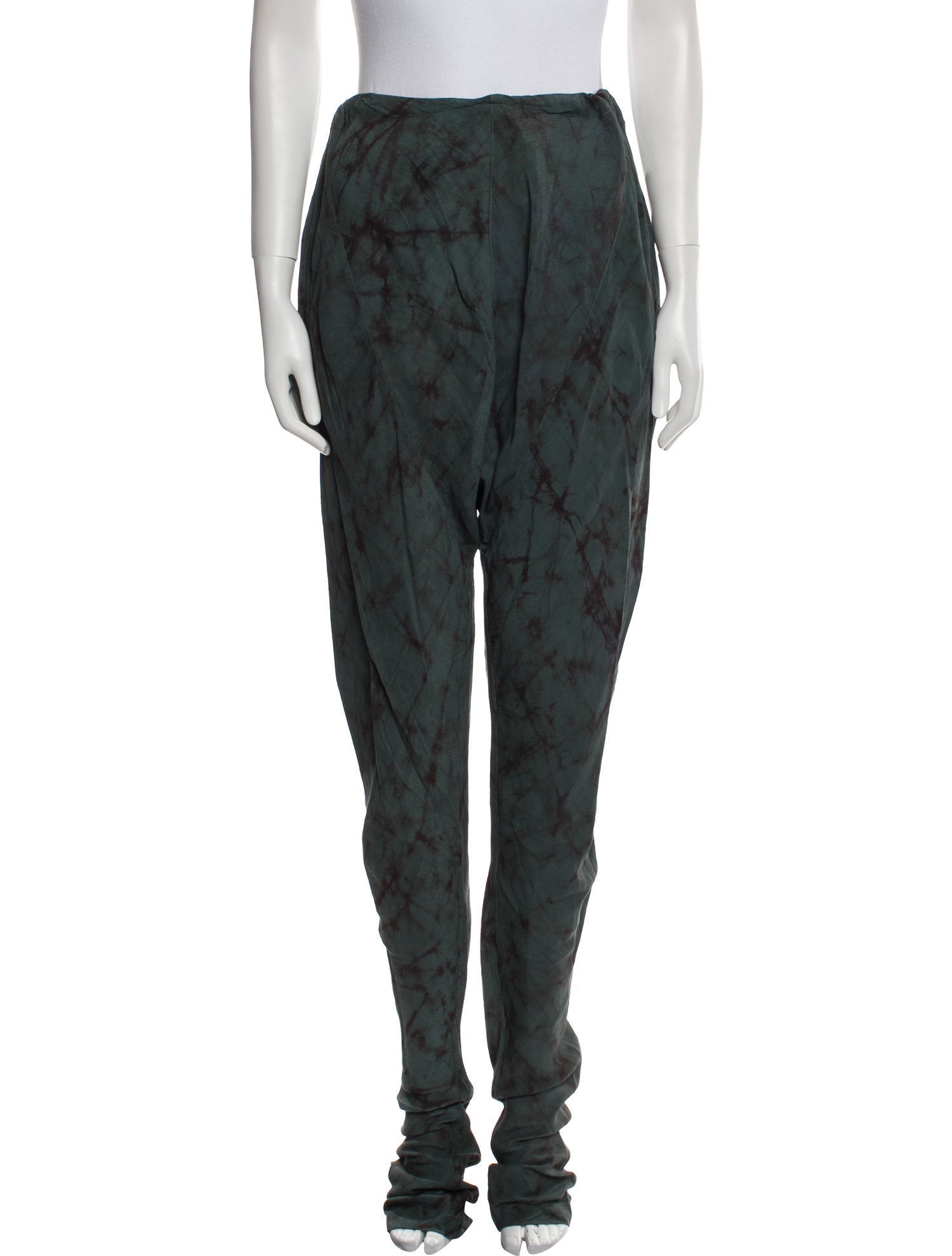 Nicholas Kirkwood Tie-Dye Print Skinny Leg Pants