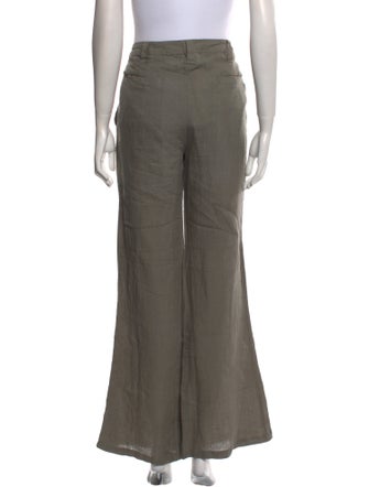 Nicholas Kirkwood Linen Wide Leg Pants