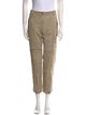 Nicholas Kirkwood Suede Straight Leg Pants