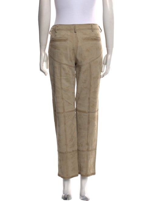 Nicholas Kirkwood Suede Straight Leg Pants