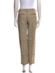 Nicholas Kirkwood Suede Straight Leg Pants