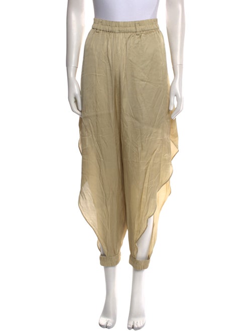 Nicholas Kirkwood Satin Skinny Leg Pants