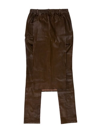 Nicholas Kirkwood Leather Skinny Leg Pants