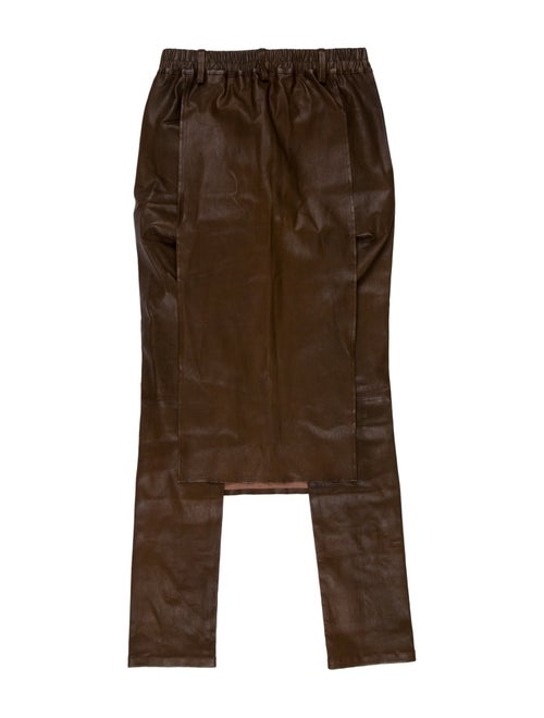 Nicholas Kirkwood Leather Skinny Leg Pants