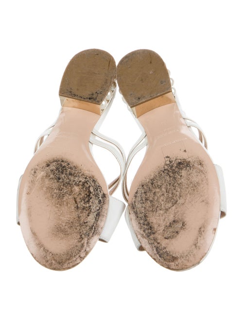 Nicholas Kirkwood Leather Mesh Accents Slides