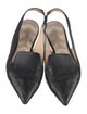 Nicholas Kirkwood Leather Slingback Flats