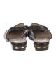 Nicholas Kirkwood Leather Slingback Flats