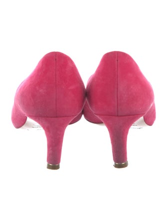 Nicholas Kirkwood Faux Pearl Accents Suede Pumps