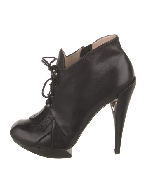 Nicholas Kirkwood Leather Lace-Up Boots