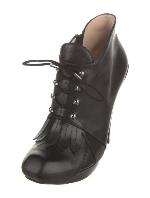 Nicholas Kirkwood Leather Lace-Up Boots