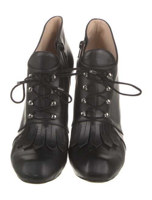 Nicholas Kirkwood Leather Lace-Up Boots