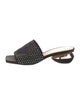 Nicholas Kirkwood Suede Crystal Embellishments Slides