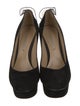 Nicholas Kirkwood Suede Ruffle Embellishment Pumps