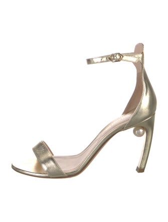 Nicholas Kirkwood Leather Beaded Accents Sandals