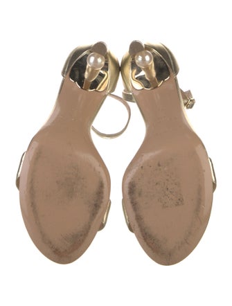 Nicholas Kirkwood Leather Beaded Accents Sandals