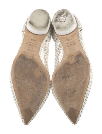 Nicholas Kirkwood Leather Animal Print Loafers