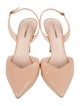 Nicholas Kirkwood Faux Pearl Accents Leather Slingback Pumps