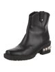 Nicholas Kirkwood Leather Moto Boots