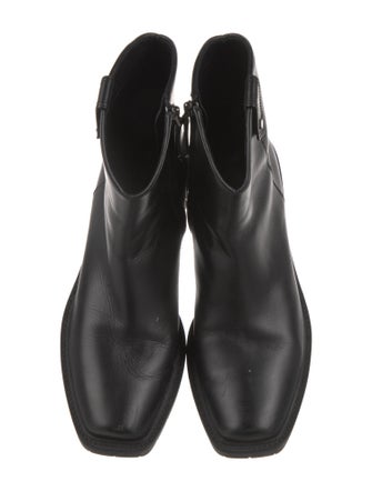 Nicholas Kirkwood Leather Moto Boots