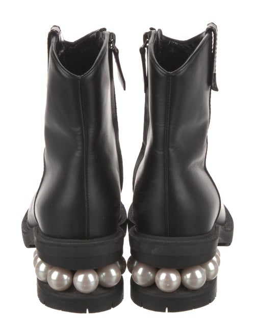 Nicholas Kirkwood Leather Moto Boots