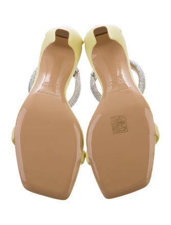 Nicholas Kirkwood Leather Crystal Embellishments Sandals