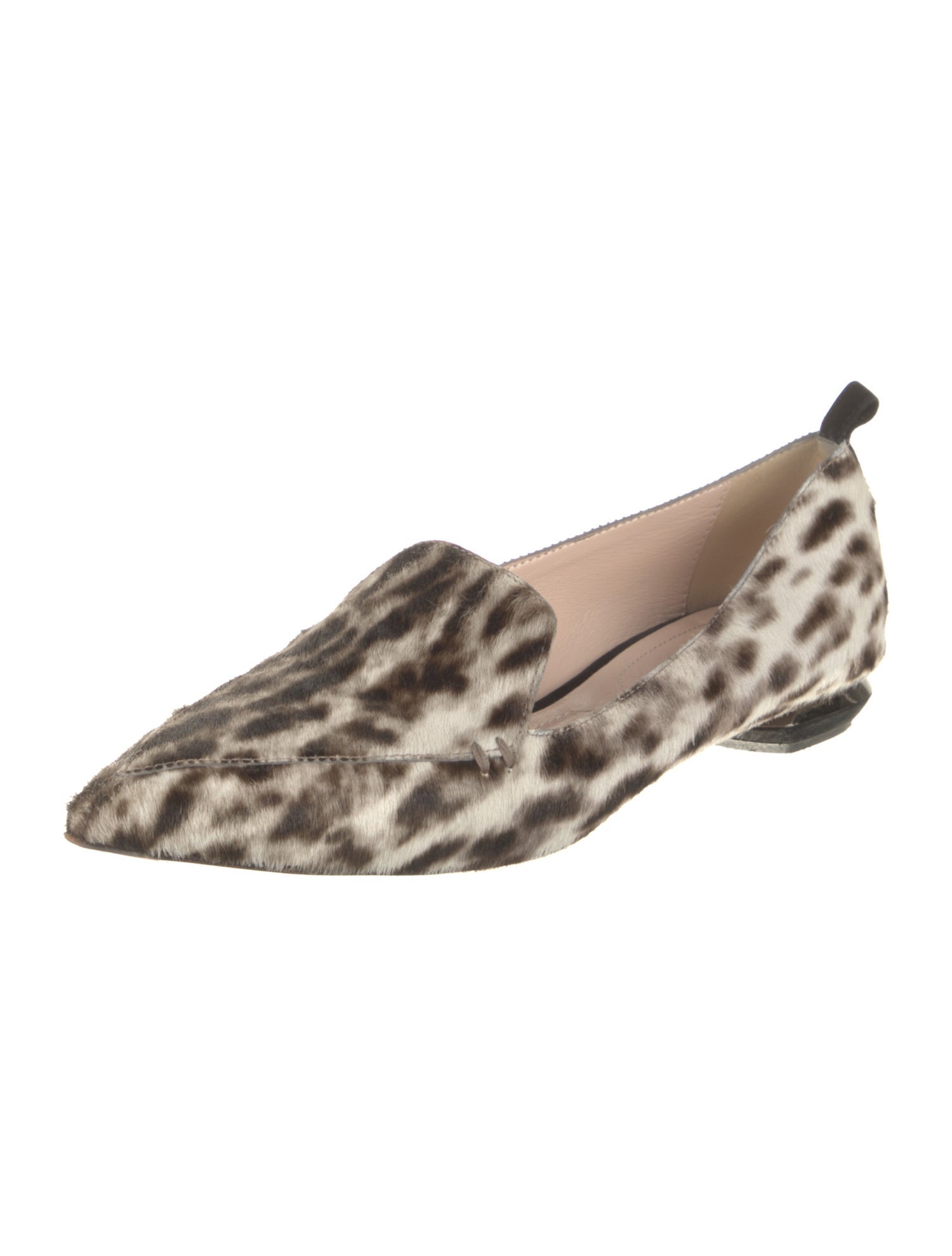Nicholas Kirkwood Ponyhair Animal Print Loafers