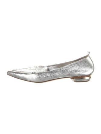 Nicholas Kirkwood Leather Flats