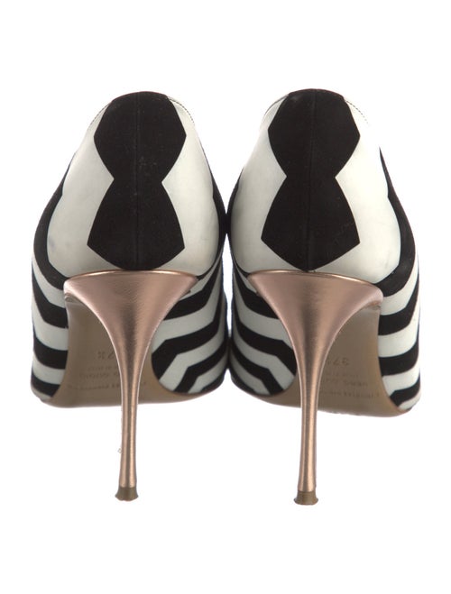 Nicholas Kirkwood Suede Striped Pumps