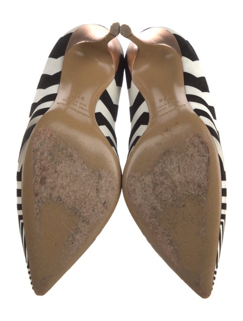 Nicholas Kirkwood Suede Striped Pumps